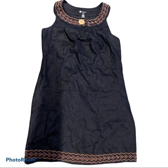 Carole Little  Women’s Linen sleeveless dress size 16 - Picture 1 of 15